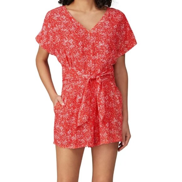 EUC Greylin Aubrey Tie Waist Romper XS - Picture 2 of 13